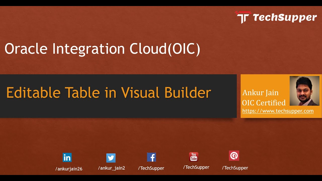 Editable table in Oracle Visual Builder Cloud Service | Oracle VBCS | OIC  #oic #oraclecloud