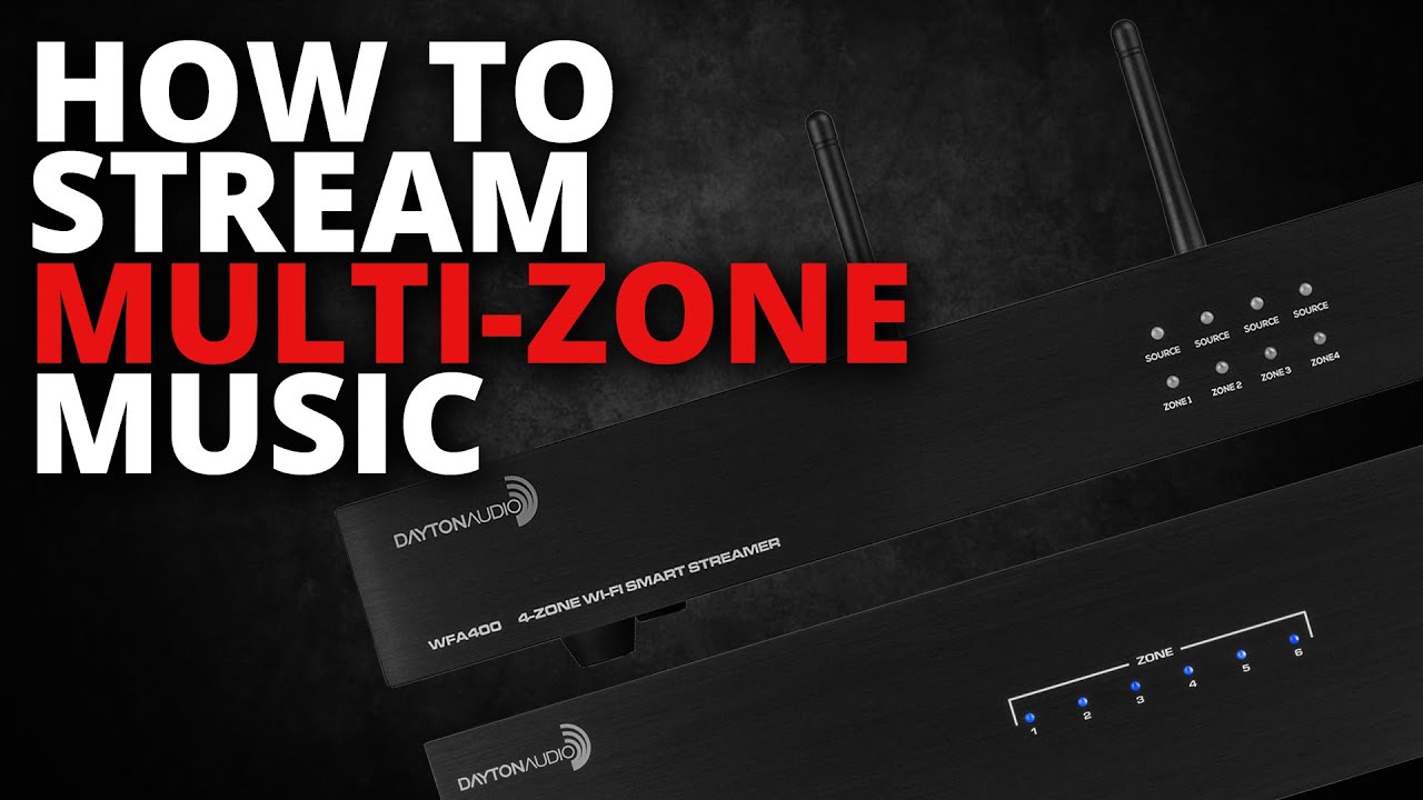 Connecting your Multi-zone streamer to an Amplifier. The WFA400 and the MA1240.