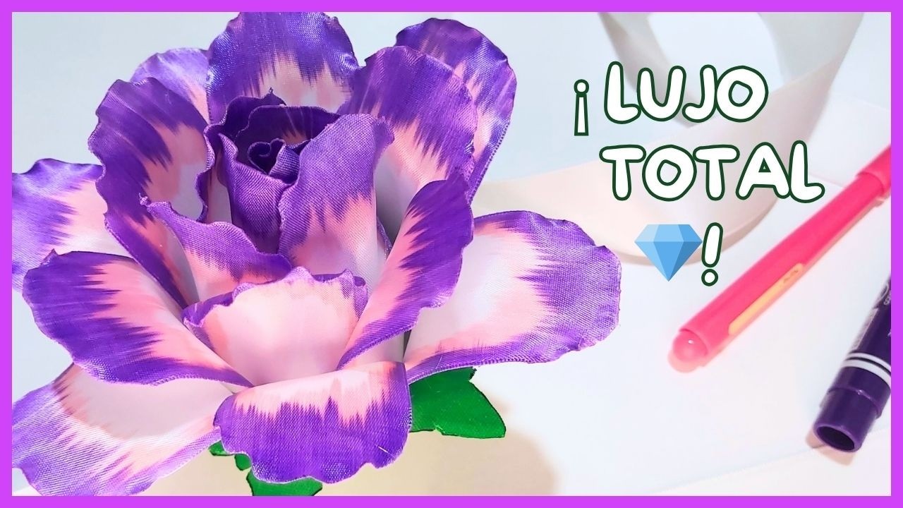 Хватит обычных роз! 🎨 Создайте это украшение из лент и света.