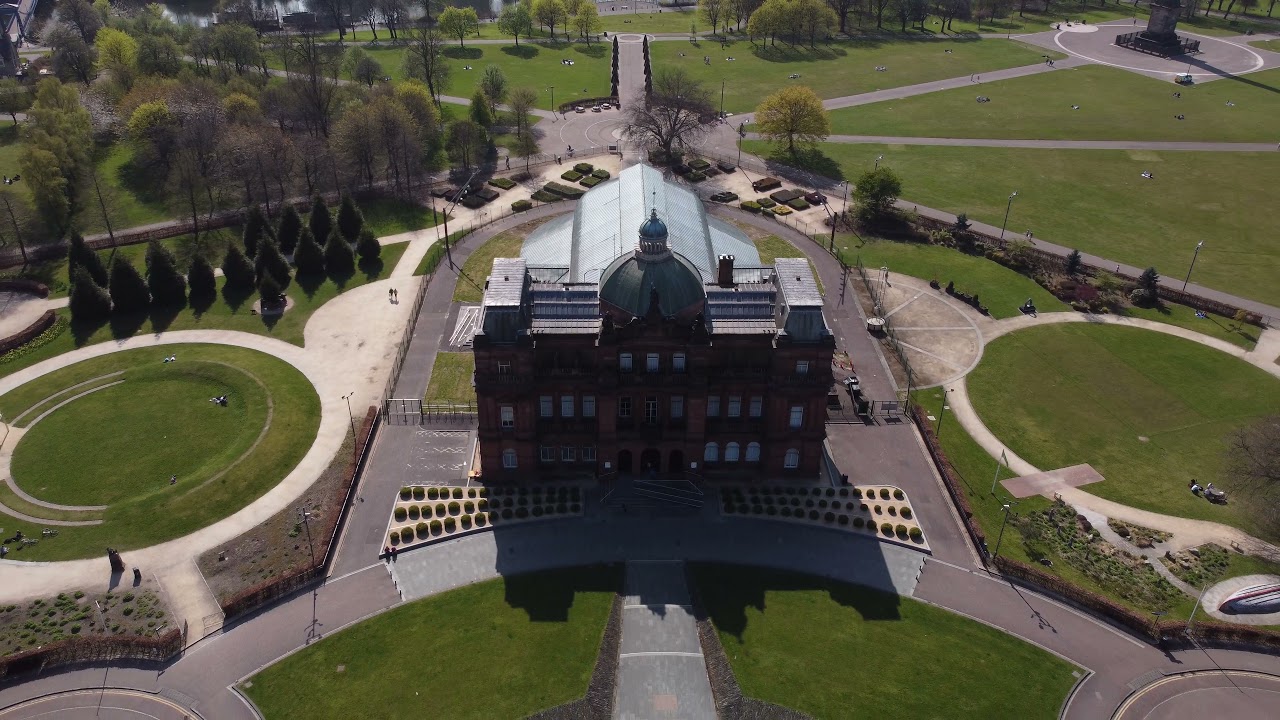 Glasgow Green by Drone