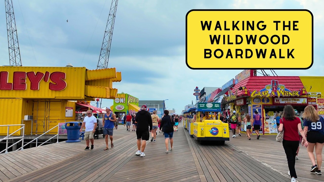 Full Walking Tour of the Wildwood Boardwalk | Summer Sights, Sounds & Attractions