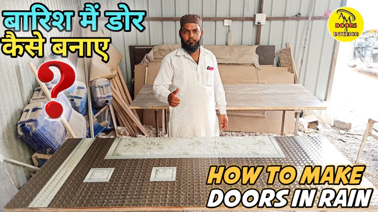 🚪बारिश मैं डोर कैसे बनाए || How to make doors in Rain🚪