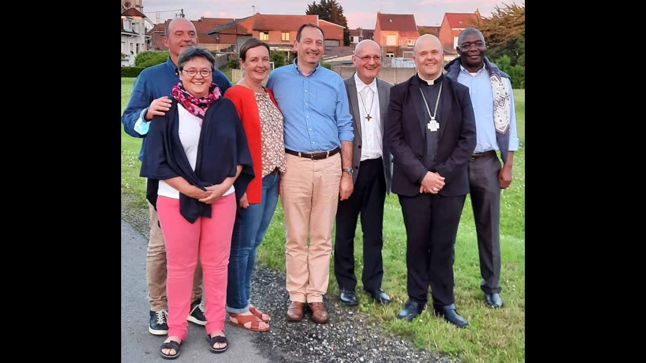 Mgr Jean-Luc Garin en pèlerinage dans le diocèse de Lille