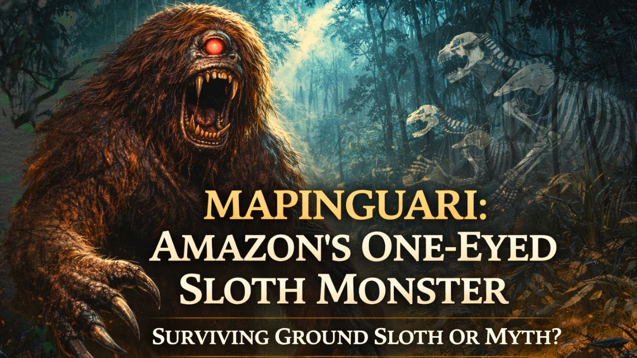 Mapinguari: Amazon’s One-Eyed Sloth Monster | Surviving Ground Sloth or Myth?