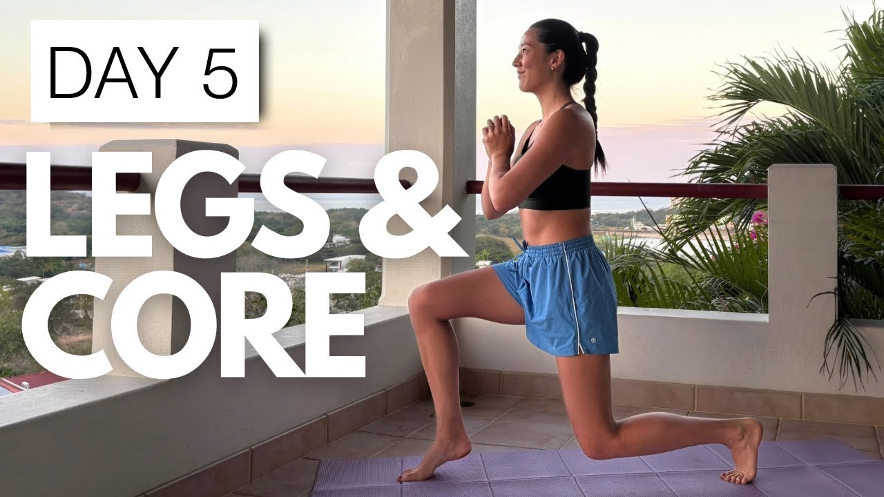20 Min Legs & Core Standing LOW IMPACT Workout | Day 5 (No Equipment) | 7 Day Challenge
