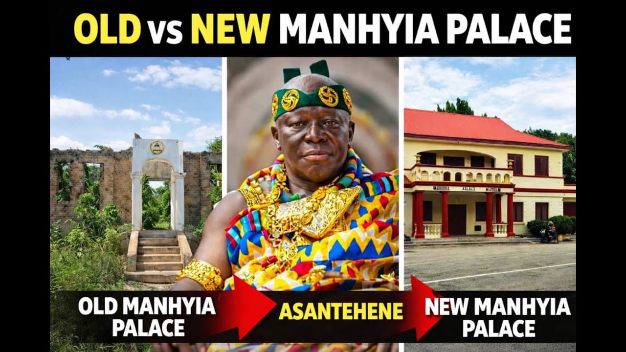 OLD MANHYIA PALACE AND THE NEW MANHYIA PALACE 