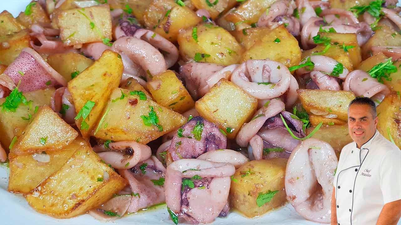 Chipirones al ajillo o calamares al ajillo, una RECETA FACIL que es una apretivo perfecto