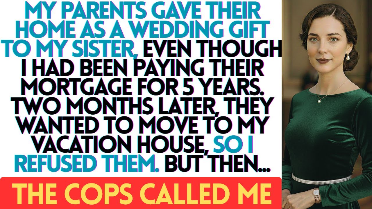 My Parents Gave Their Home As A Wedding Gift To My Sister, Even Though I Had Been Paying Their......
