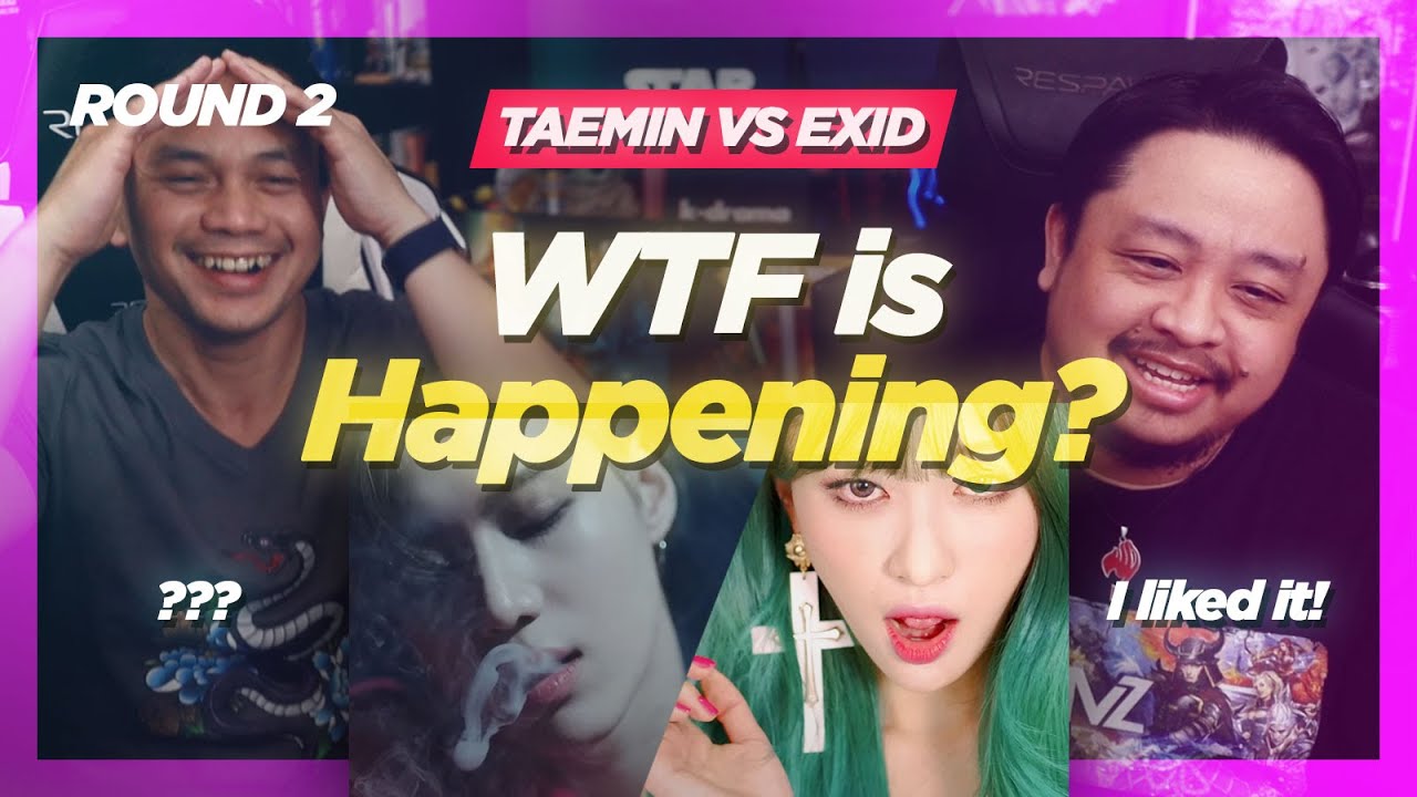 TAEMIN 태민 'WANT' MV vs EXID 'HOT PINK' 핫핑크 Music Video Reaction.