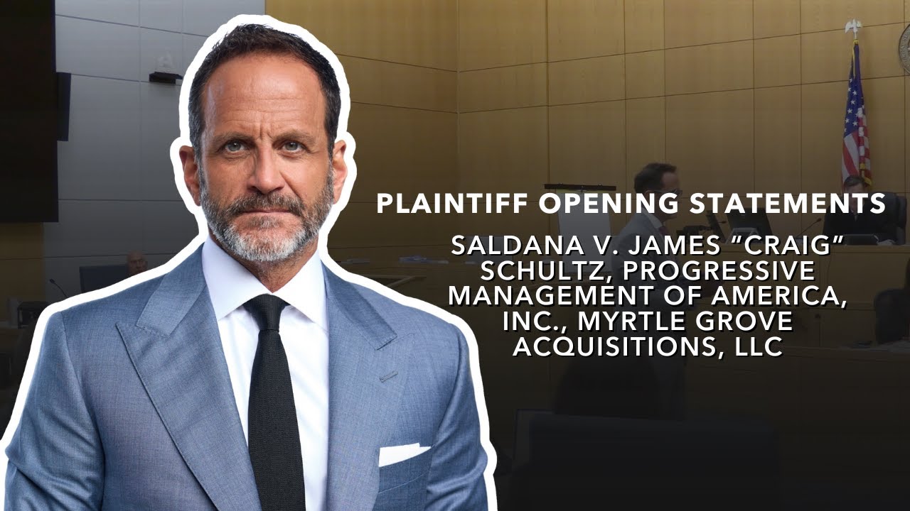 Negligent Security Case - Plaintiff Opening Statements.