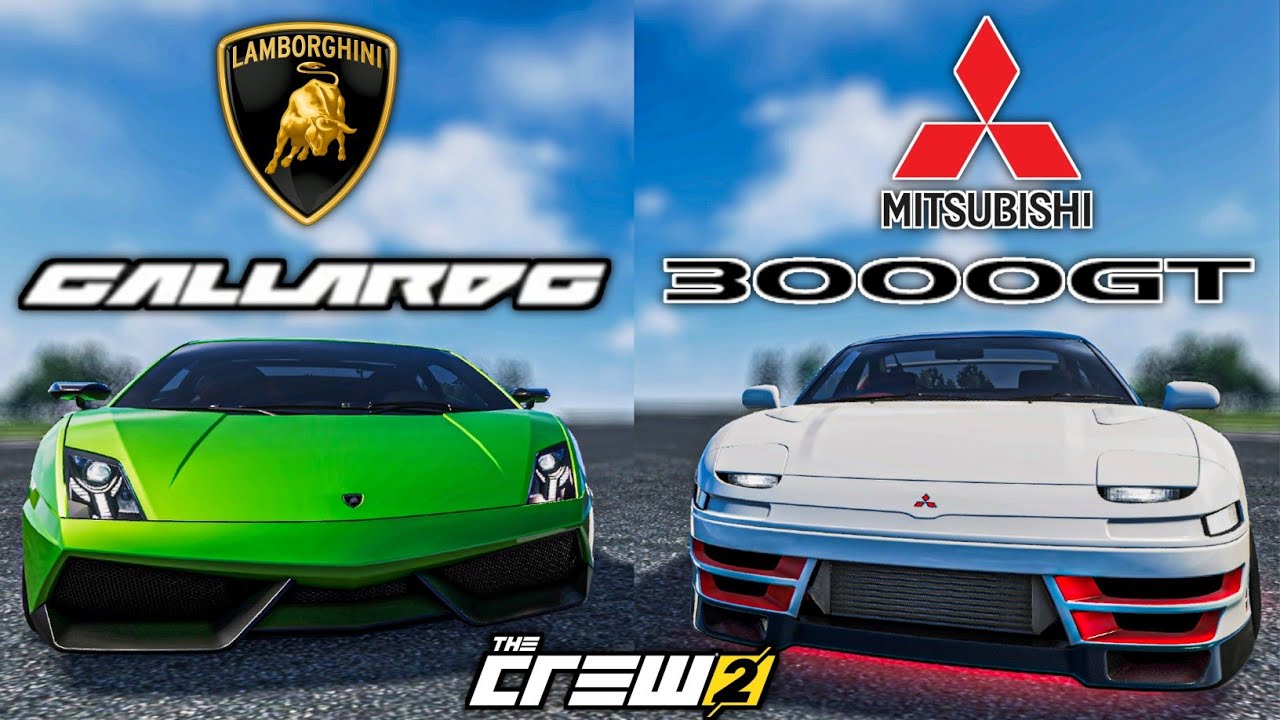 THE CREW 2 : Lamborghini Gallardo vs Mitsubishi 3000GT No Rules !