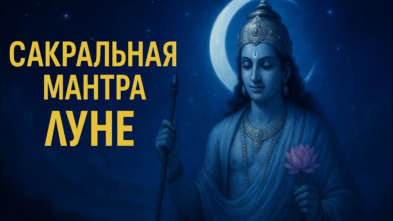 🌙 МАНТРА ЛУНЕ | Успокоит эмоции и вернёт душевный баланс за 3 минуты #youtube #mantra #meditation