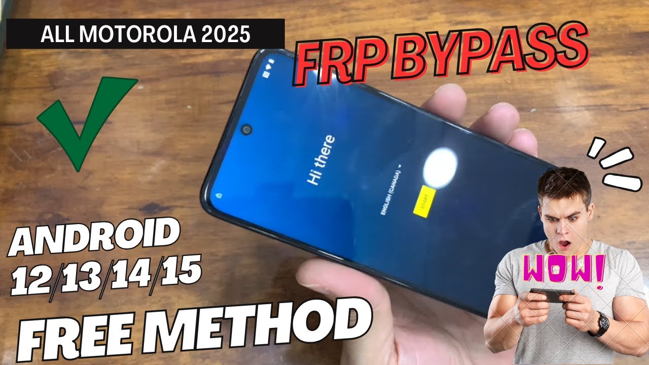 All Moto FRP Bypass 2025 || All Motorola FRP Bypass  One Click Android 12/13/14/15 Free 100%