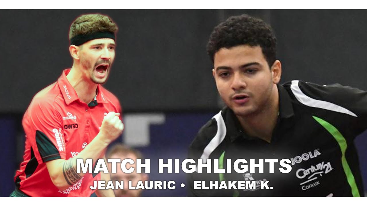 JEAN Lauric (A6) - ELHAKEM Karim (B0 - 528 mondial ITTF)