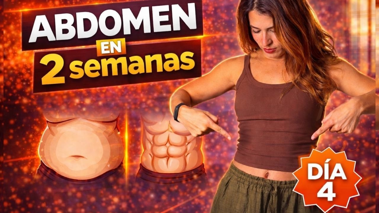 ABDOMEN FUNCIONAL + CARDIO EN CASA | Reto 7 Días en Movimiento (DÍA 4)