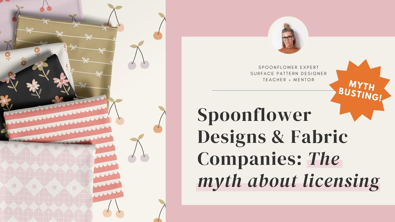 Pitching & Licensing Spoonflower Designs to Fabric Companies 🤔 Busting the Myth!