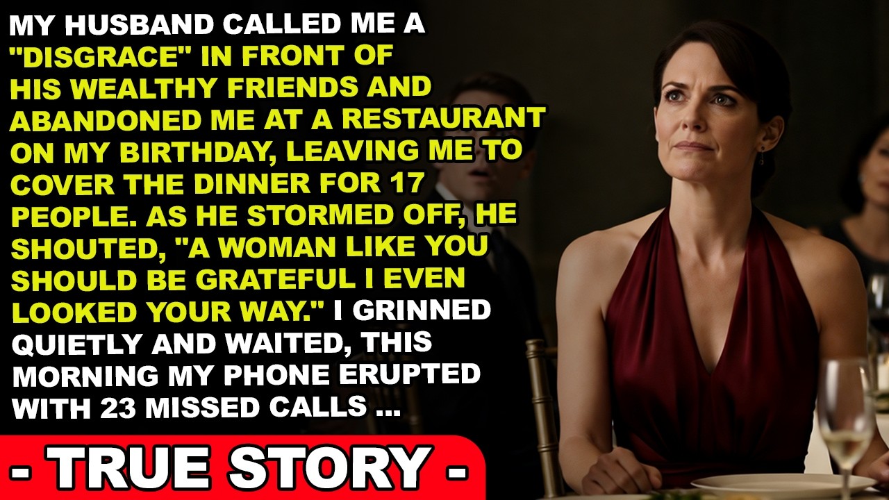 My Husband Humiliated Me Before His Rich Friends — Then Left Me a $4,000 Bill