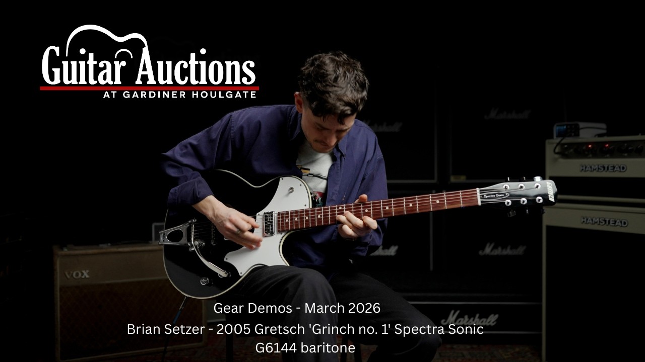 Брайан Сетцер - Gretsch Grinch No.1 Spectra Sonic 2005 года | Демонстрация оборудования в марте 2...