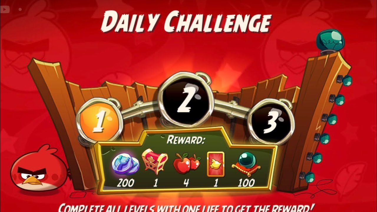Red Rumble Angry Birds 2 Daily Challenge Today 02/02/2026 | Angry Birds 2 Daily Challenge Today