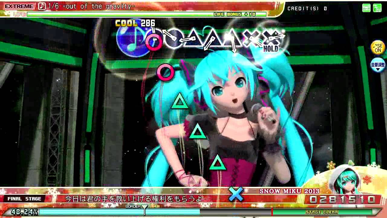 Project DIVA AC FT - 1/6 -out of the gravity- EXTREME Perfect