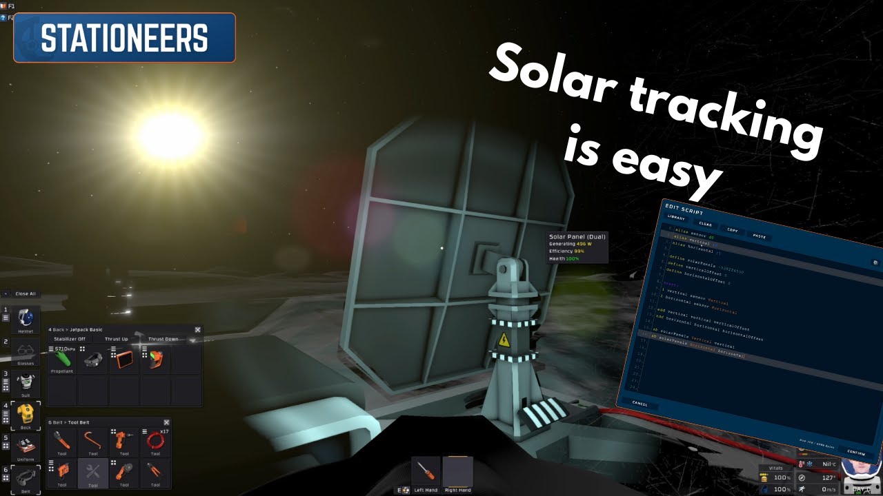 STATIONEERS Solar tracking tutorial