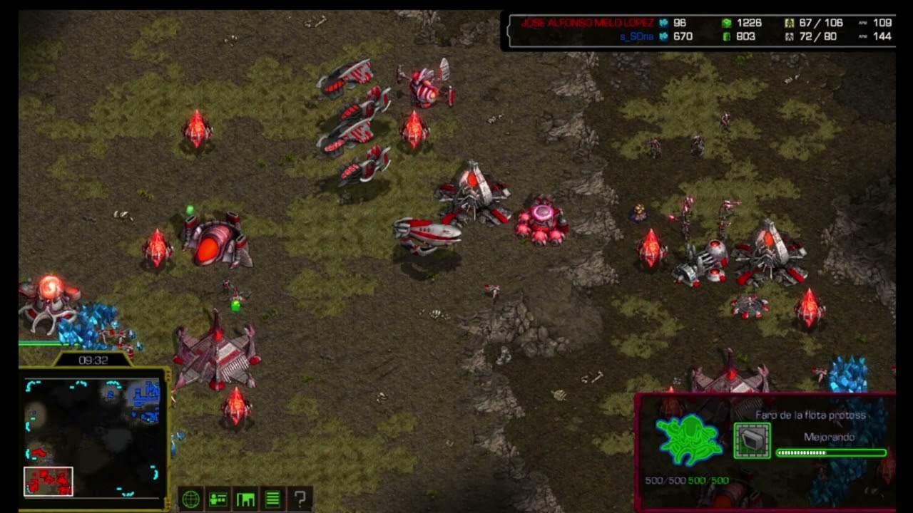 Starcraft: HS | #63| #DUT vs #Protoss| Eclipse  | Carriers a 2 bases