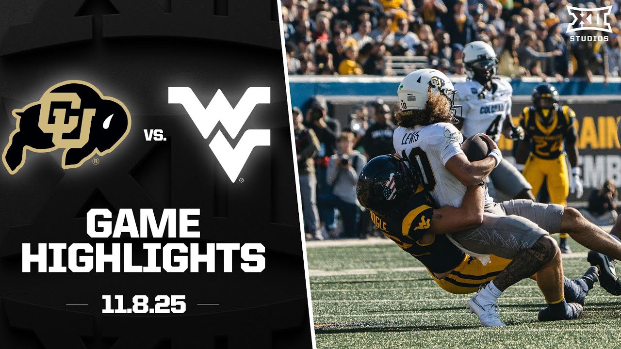 Colorado vs. West Virginia Game Highlights | 2025 Big 12 Football