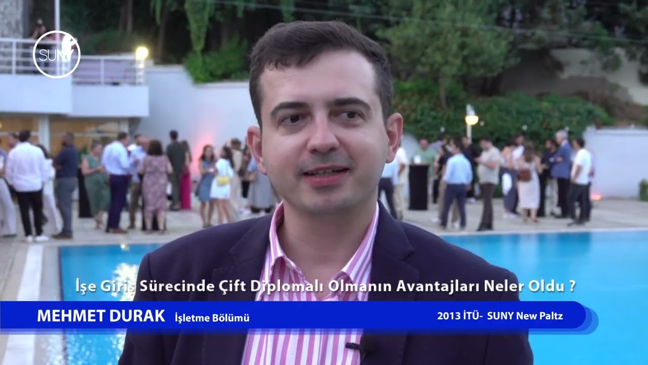 Mezun Gözüyle Çift Diploma : Mehmet Durak-SUNY-İTÜ İşletme 2013 Mezunu