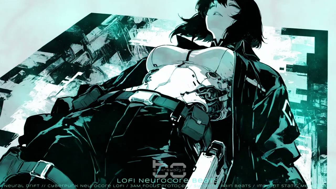 GHOST IN THE MACHINE   Neurocore Lofi for Broken Cyborgs (Focus & Study Beats Mix)🧠