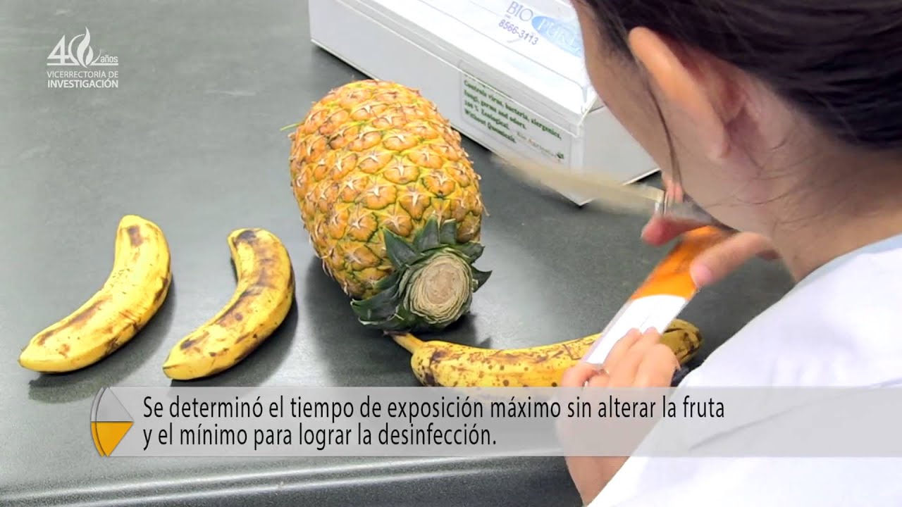 Desinfección con rayos ultravioleta industria de alimentos