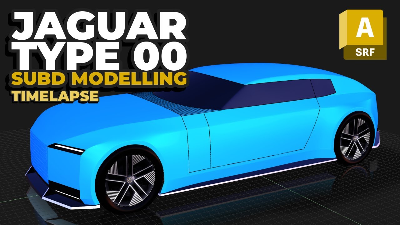I Created Jaguar Type 00 SubD Model in Autodesk Alias - TIMELAPSE