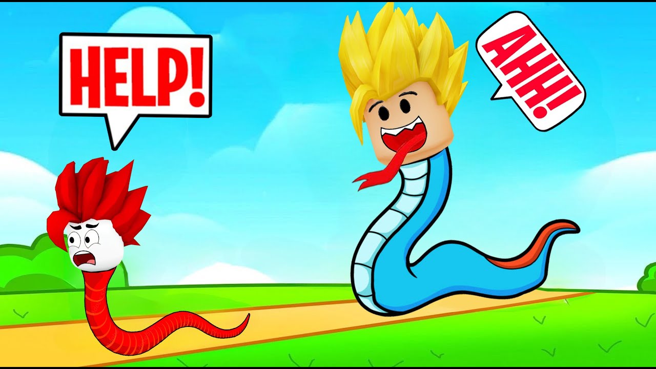 Becoming the BIGGEST SNAKE in Roblox 🐍🐍 Khaleel and Motu Gameplay
