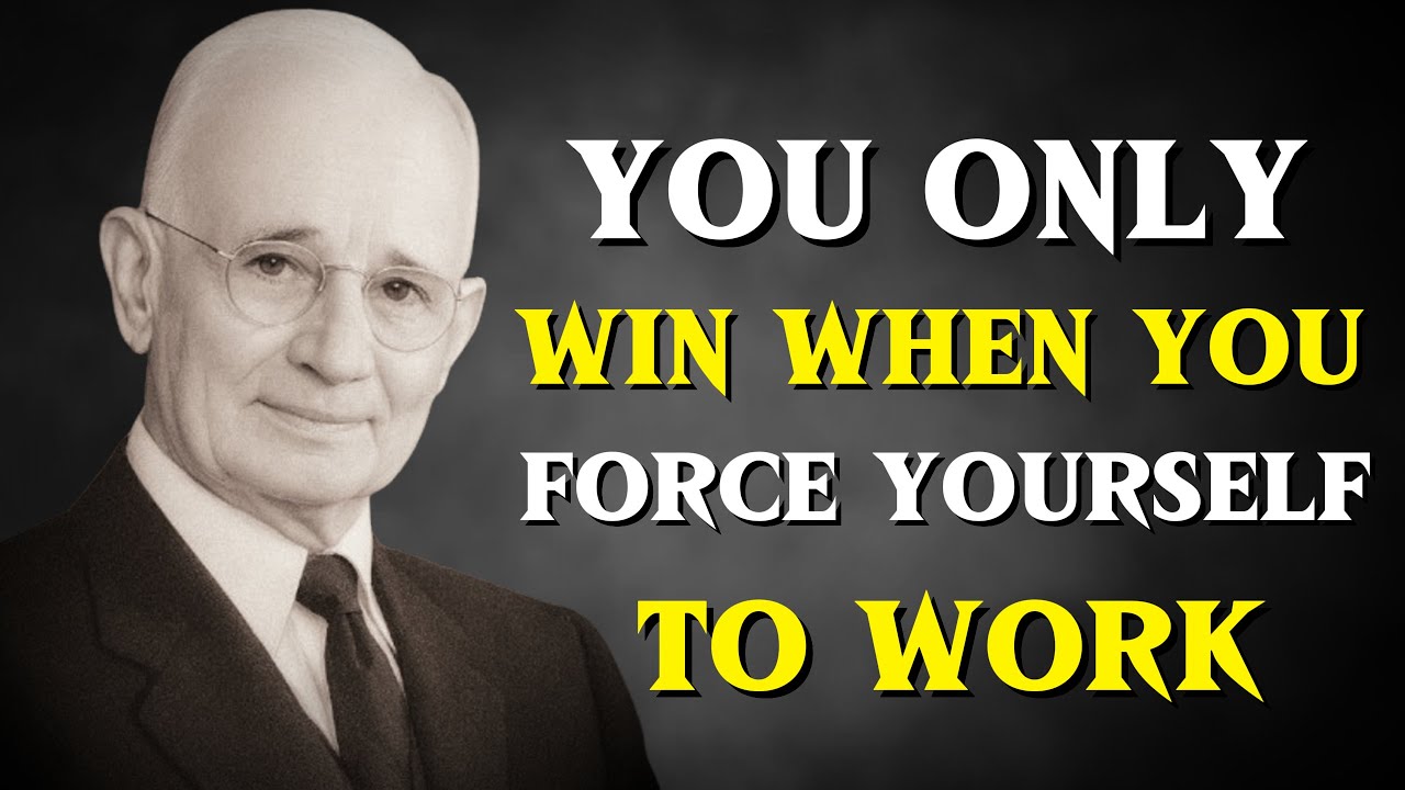 You only win when you force yourself to work. Napoleon Hill