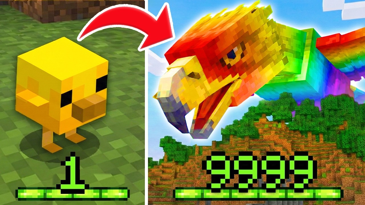 MINECRAFT, ALE MÓJ EXP TO EWOLUCJA PTAKA!