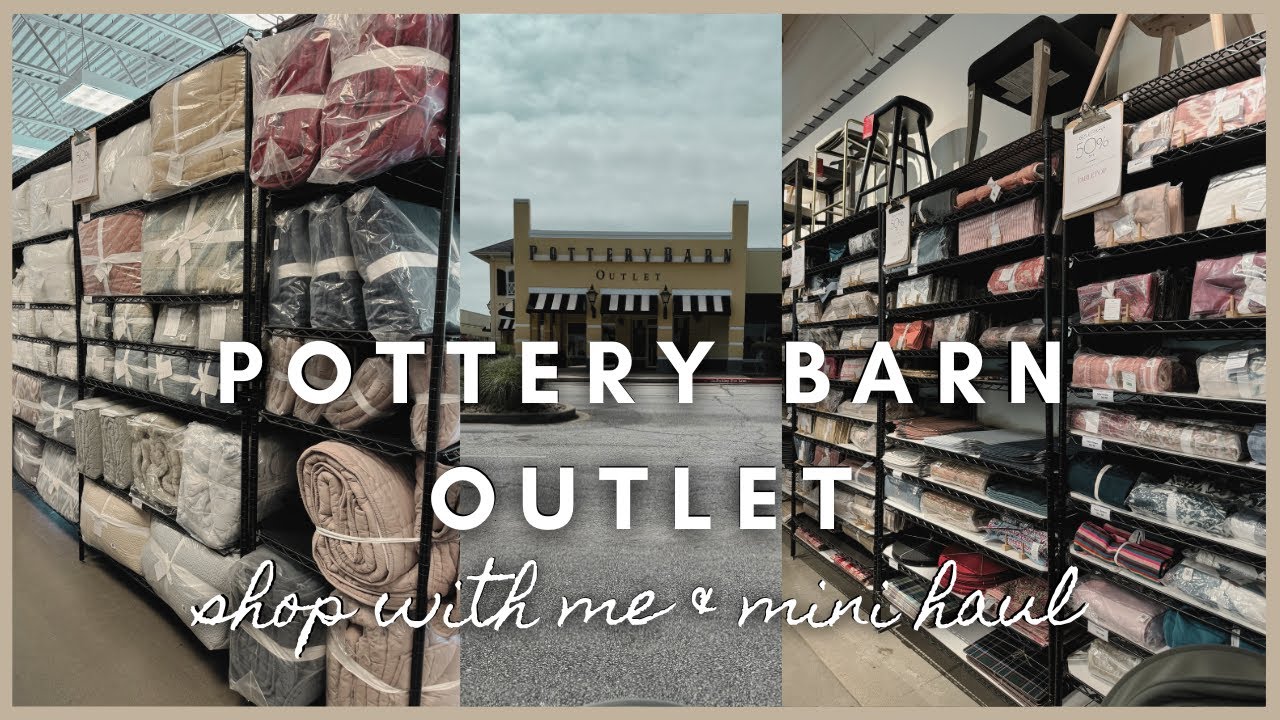 Pottery Barn Outlet | shop with me & mini haul