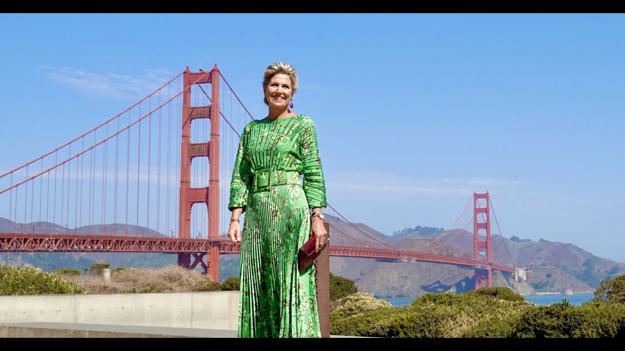 Koningin Máxima naar de Golden Gate Bridge