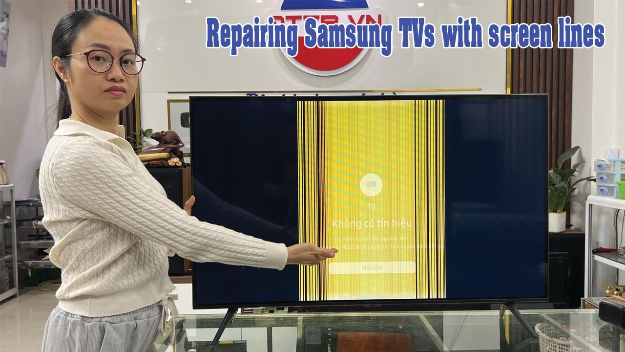 Repairing Samsung TVs with screen lines #samsungtv #screenlines #tvrepair