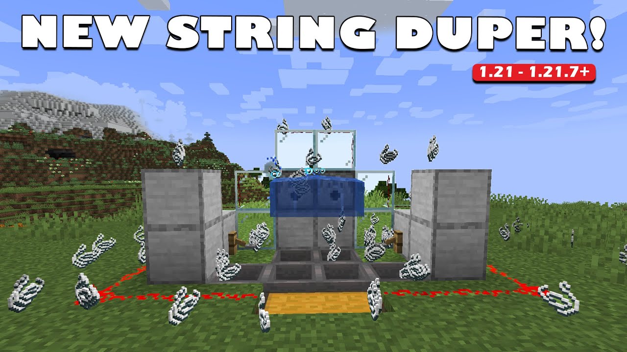 INFINITE String Duplication Glitch & Farm (Bedrock/Java/PE) 1.21+