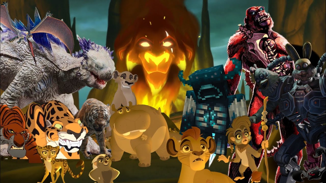 The Lion Guard The Scorpions Sting Climax Scene but with More Villians