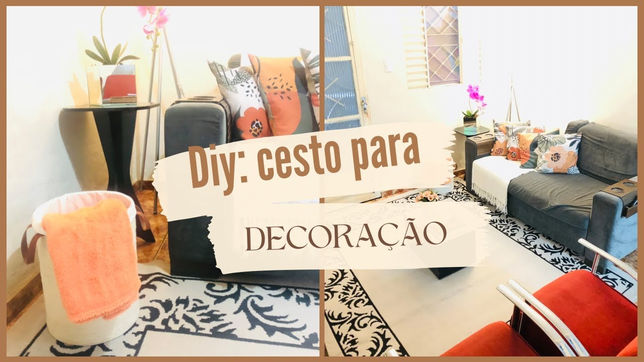 DIY: CESTO DECORATICO PARA SALA