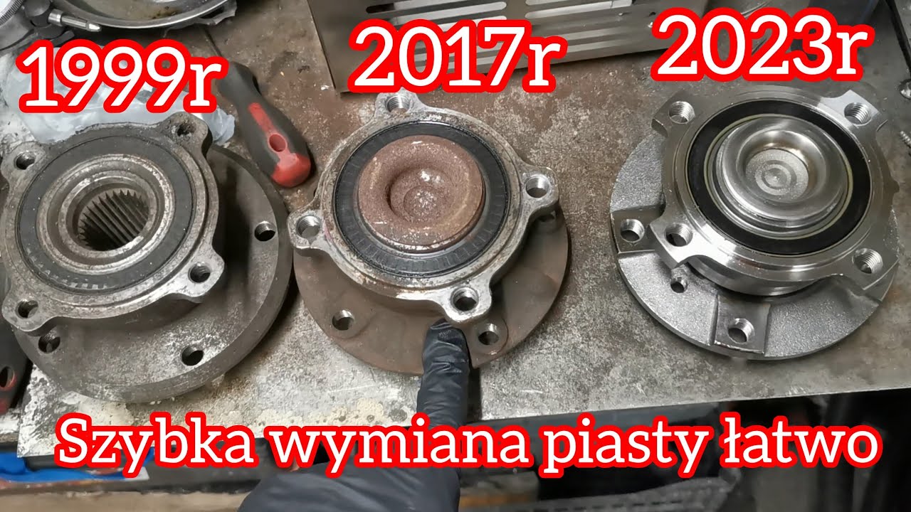 szumy i wibracje papa - szybka tania i latwa wymiana piasty maxgear bmw e39 przód