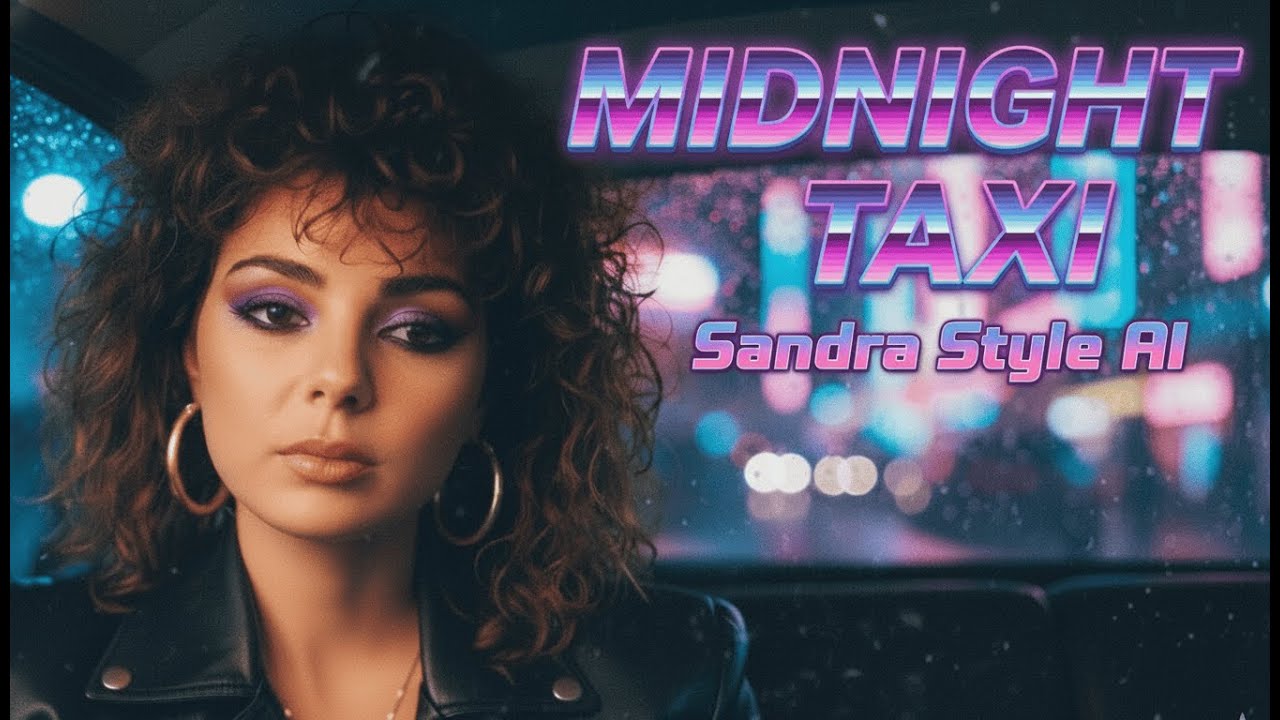 Midnight Taxi 🚕✨ 80s Eurodisco Song (Sandra Style) | AI Music Video