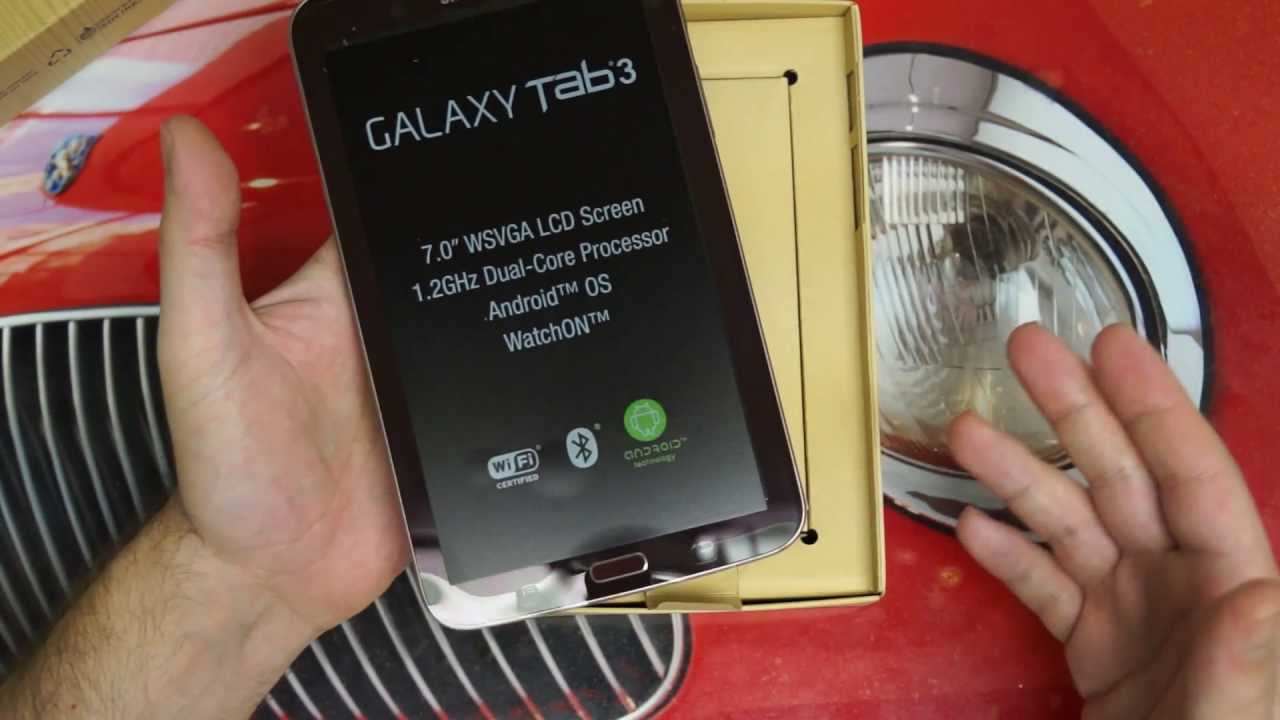 Samsung Galaxy Tab 3 7.0 Unboxing