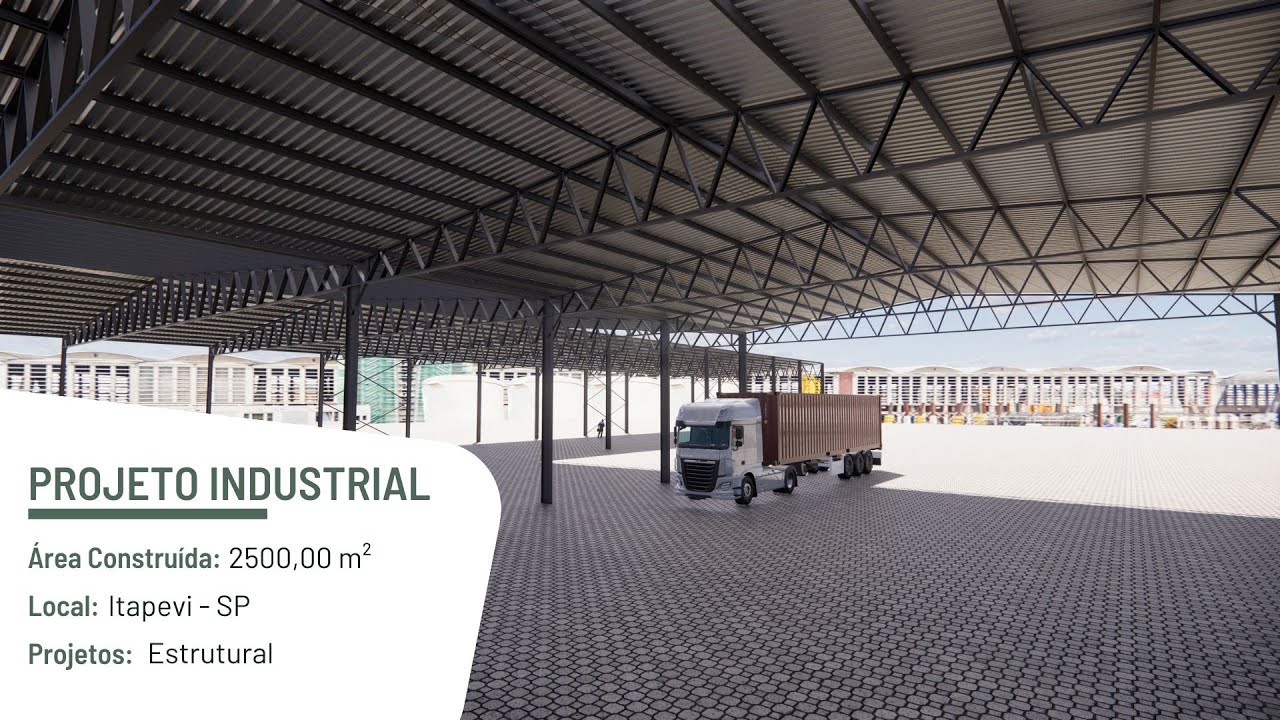 PROJETO ESTRUTURAL DE GALP&Atilde;O MET&Aacute;LICO