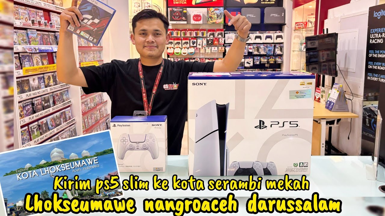 Alhamdulillah ada  pesanan ps5 slim dari kota lhokseumawe nangroaceh darussalam || harga ps5 2025