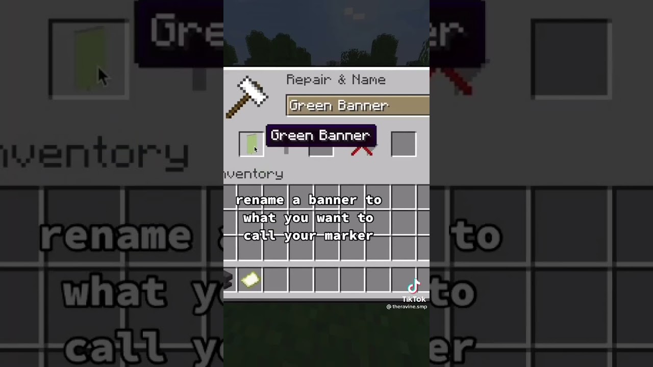 how to add markers to a map.Minecraft 