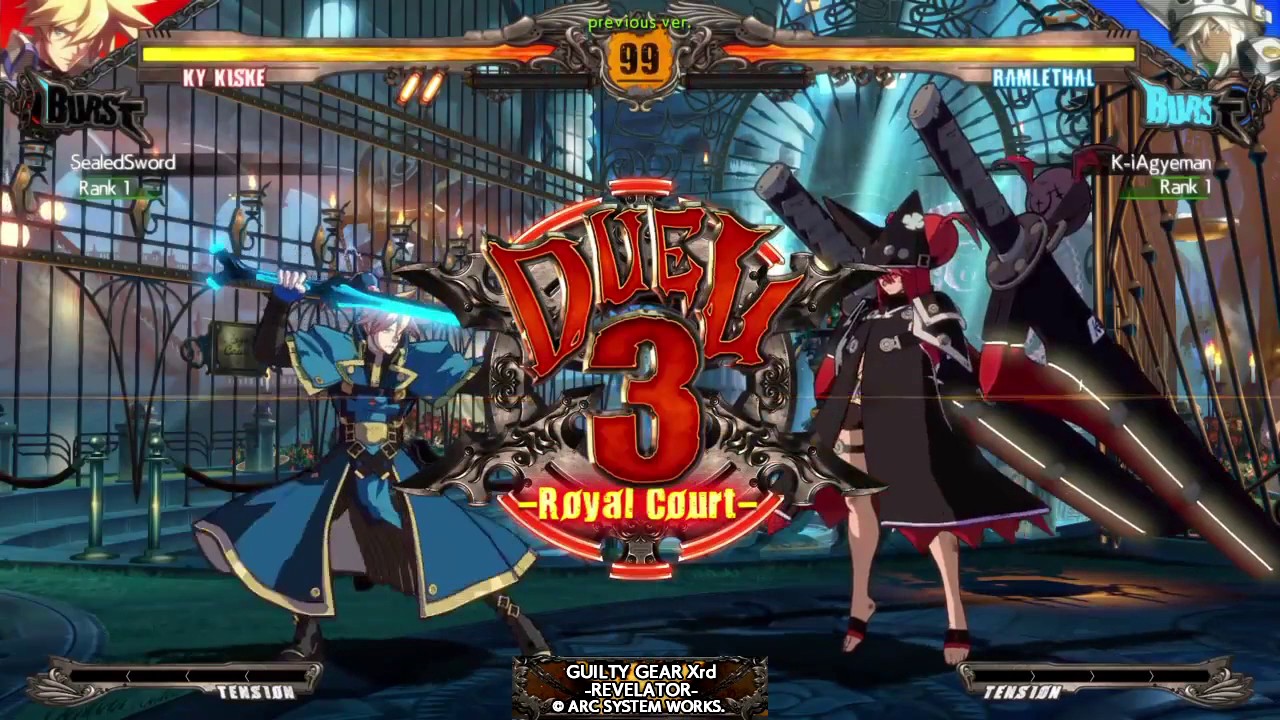Guilty Gear Xrd Rev - Ky Vs Ram