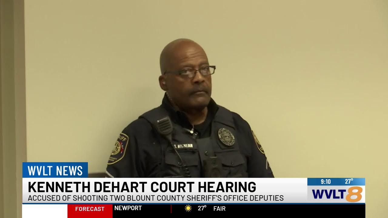 Kenneth DeHart, accused in Blount County deputy's death appears in court