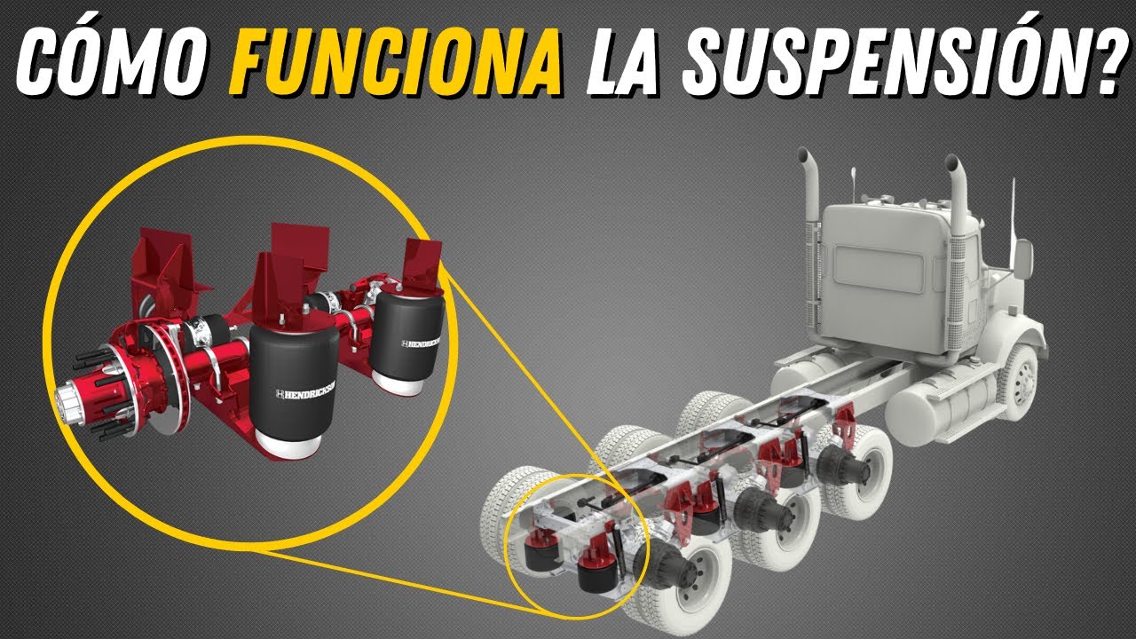 Cómo funcionan los sistemas de suspensión de camiones semirremolque?