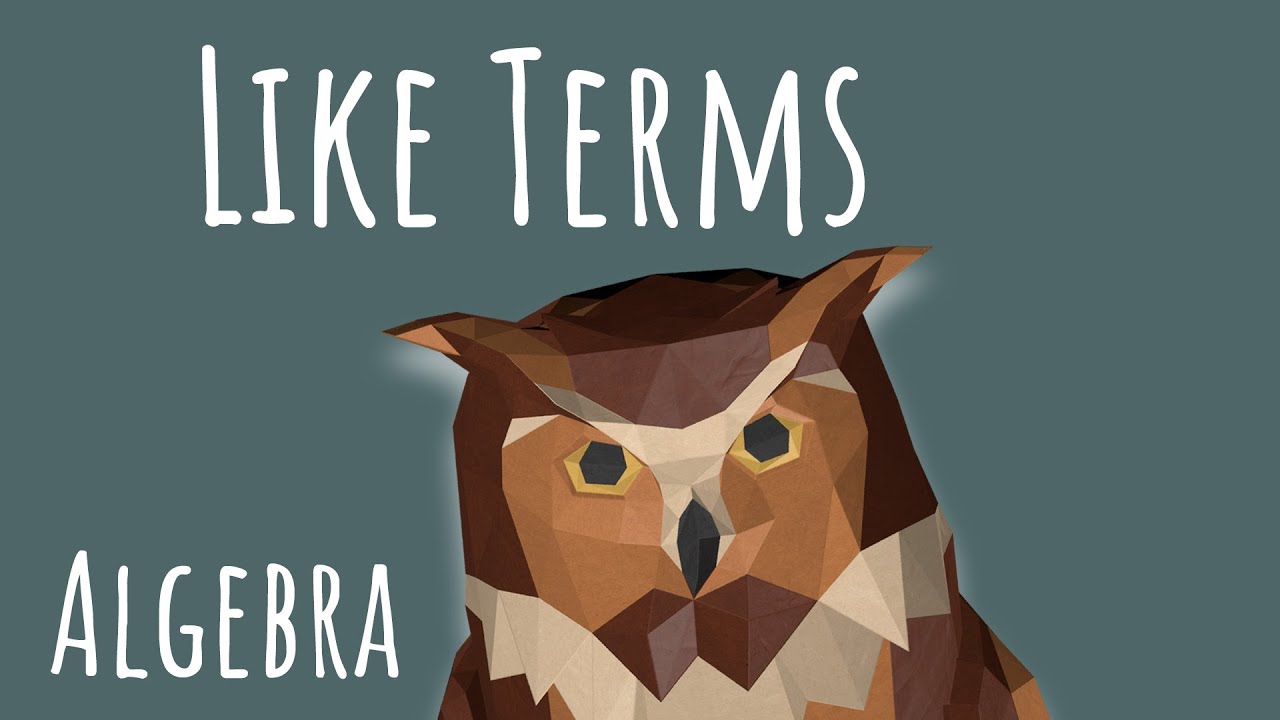 Что такое &laquo;подобные термины&raquo; в алгебре?